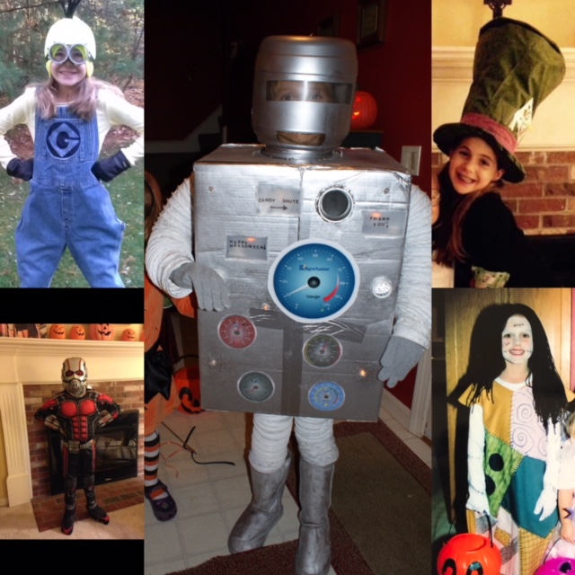 Halloween collage